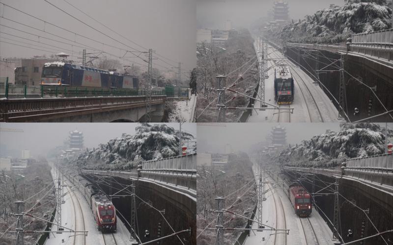 冰冻雨雪天气导致武汉多列车停运、晚点 交通受阻情况严重