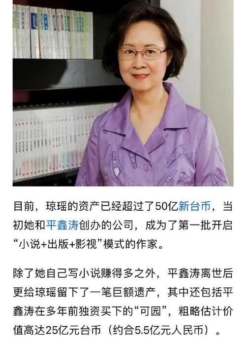 琼瑶去世，背后家族企业版图