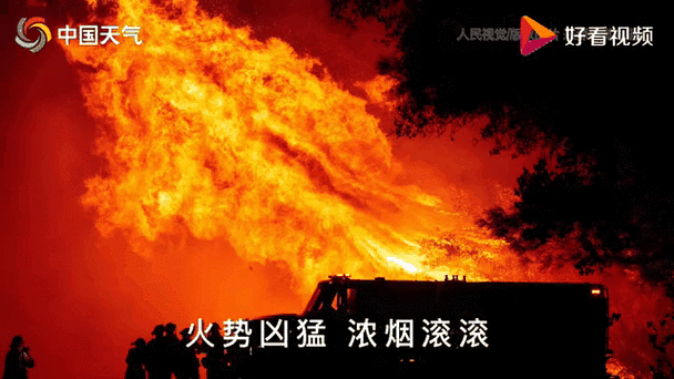 国际丨动画地图展示加州山火蔓延情况，灾情持续全球关注